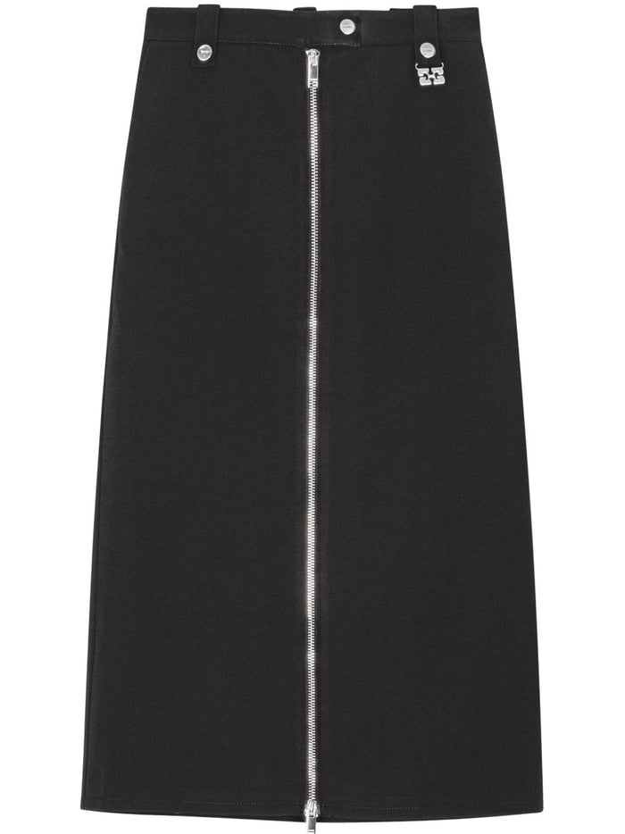 Ganni Skirts Black Polyester