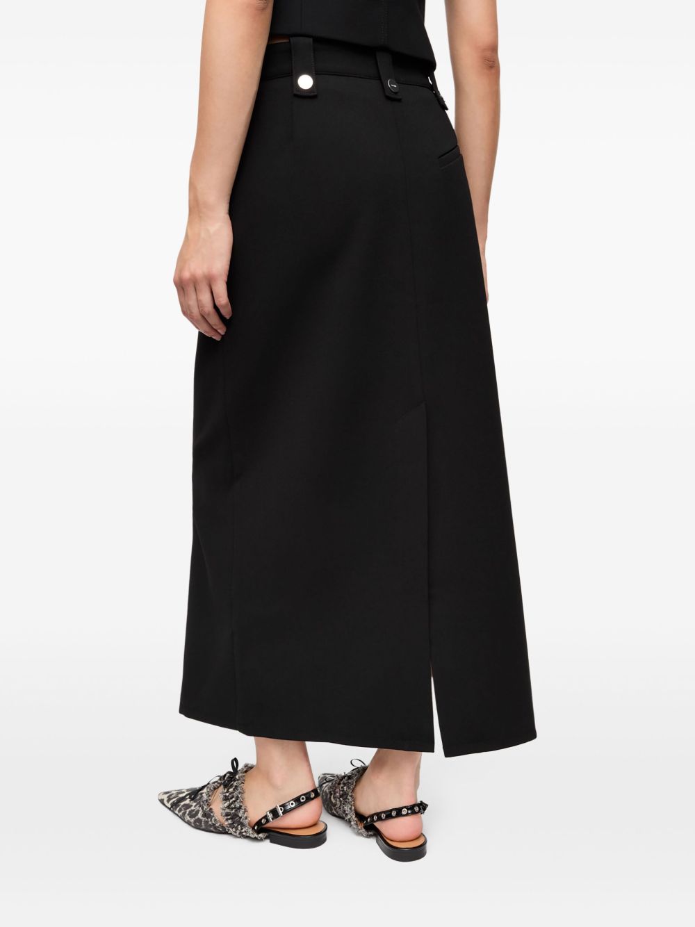 Ganni Skirts Black Polyester