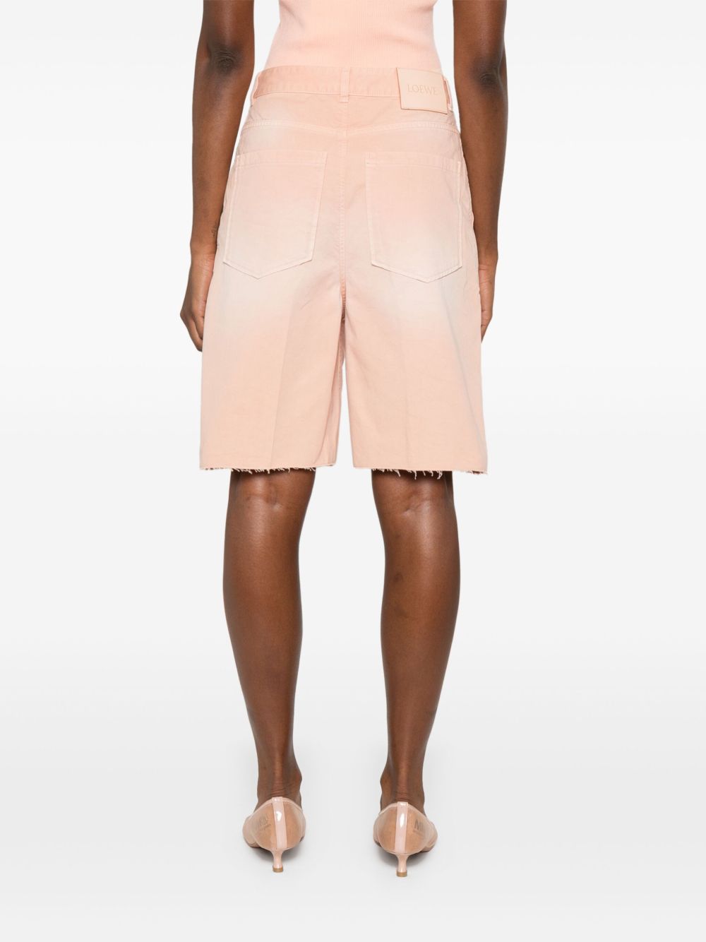 Loewe Paulas Ibiza Shorts Pink Cotton