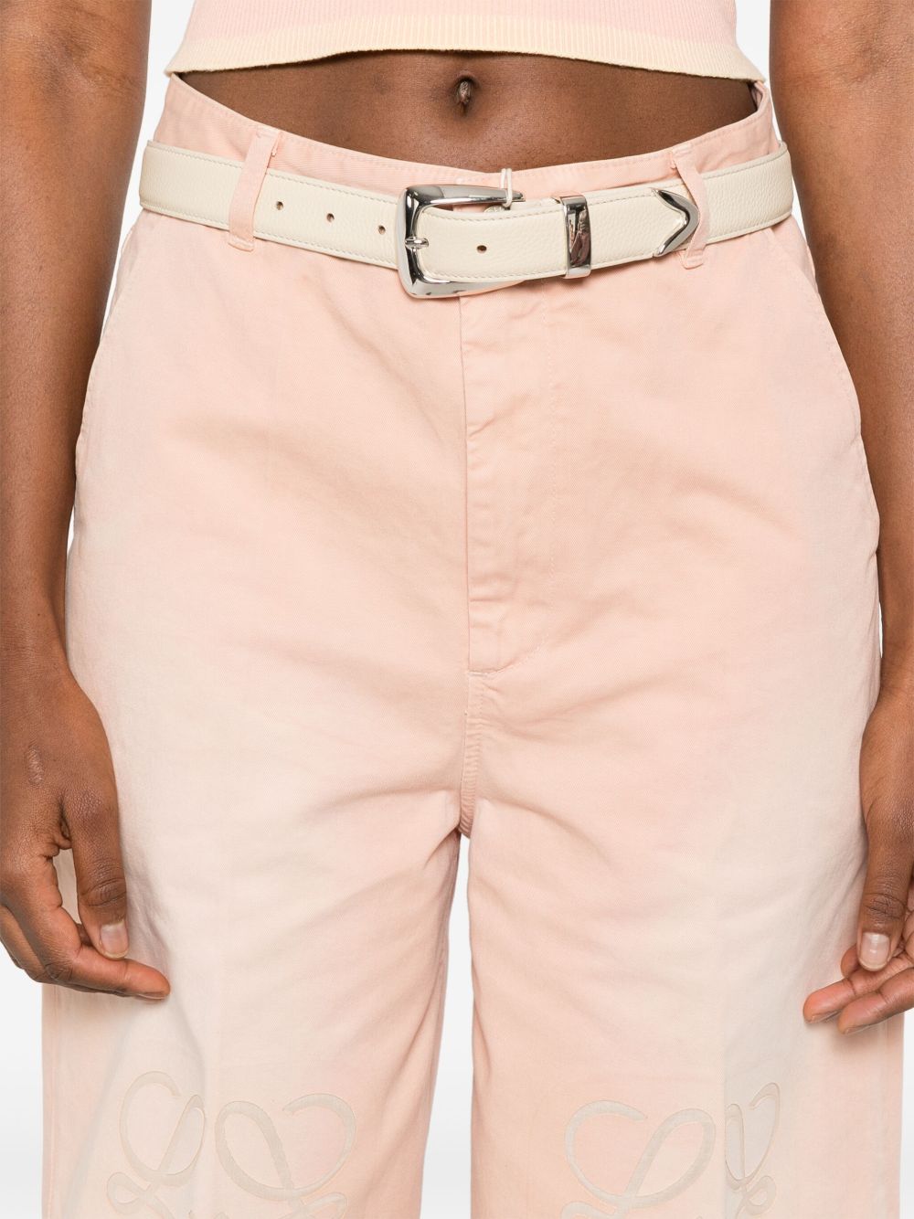 Loewe Paulas Ibiza Shorts Pink Cotton