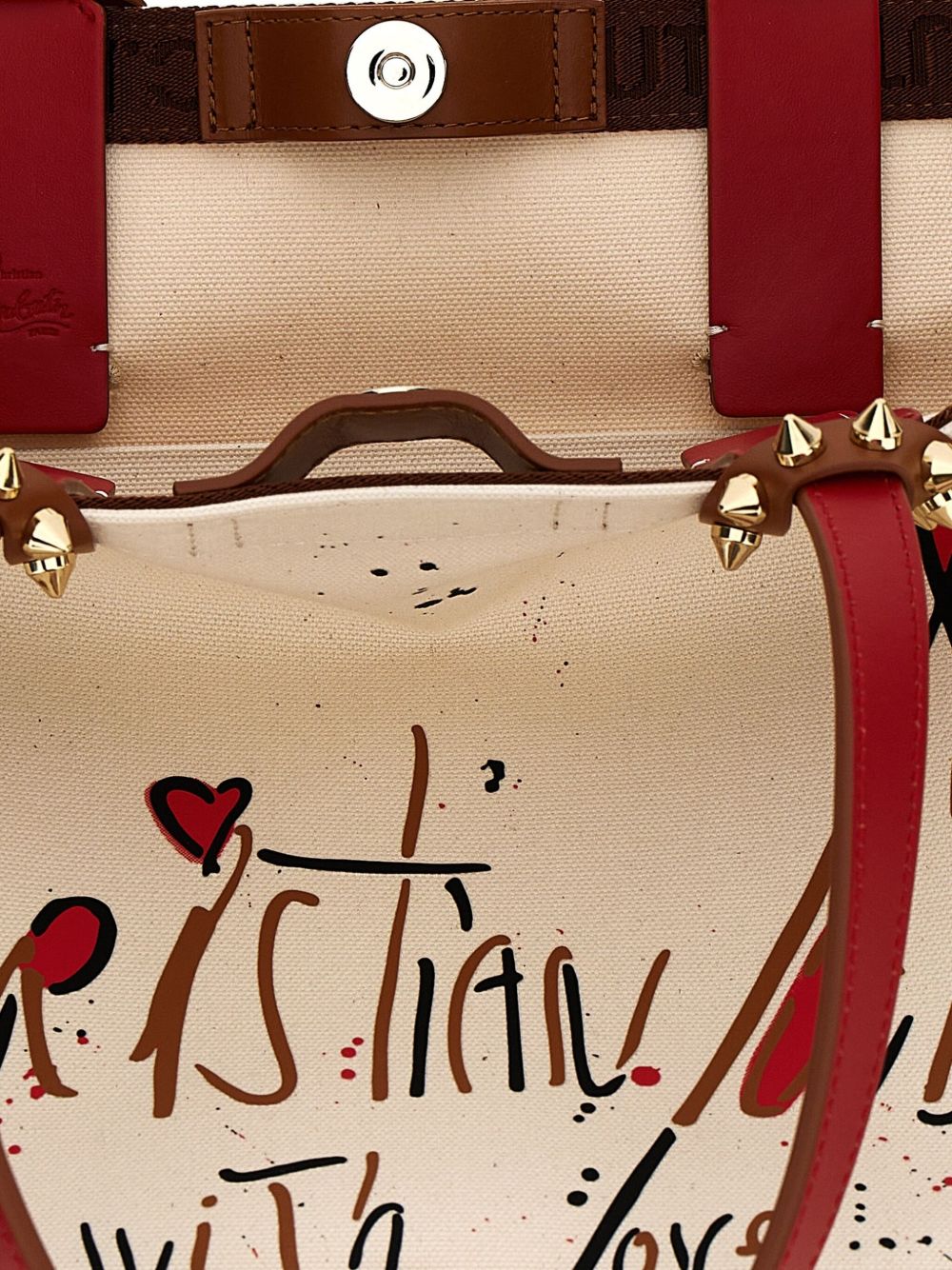 Christian Louboutin Bags Beige Outer: Cotton