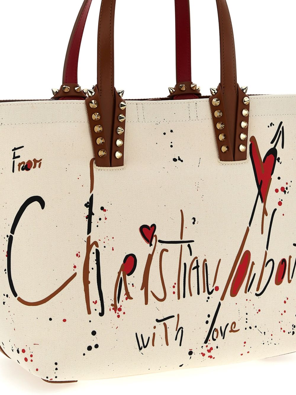 Christian Louboutin Bags Beige Outer: Cotton