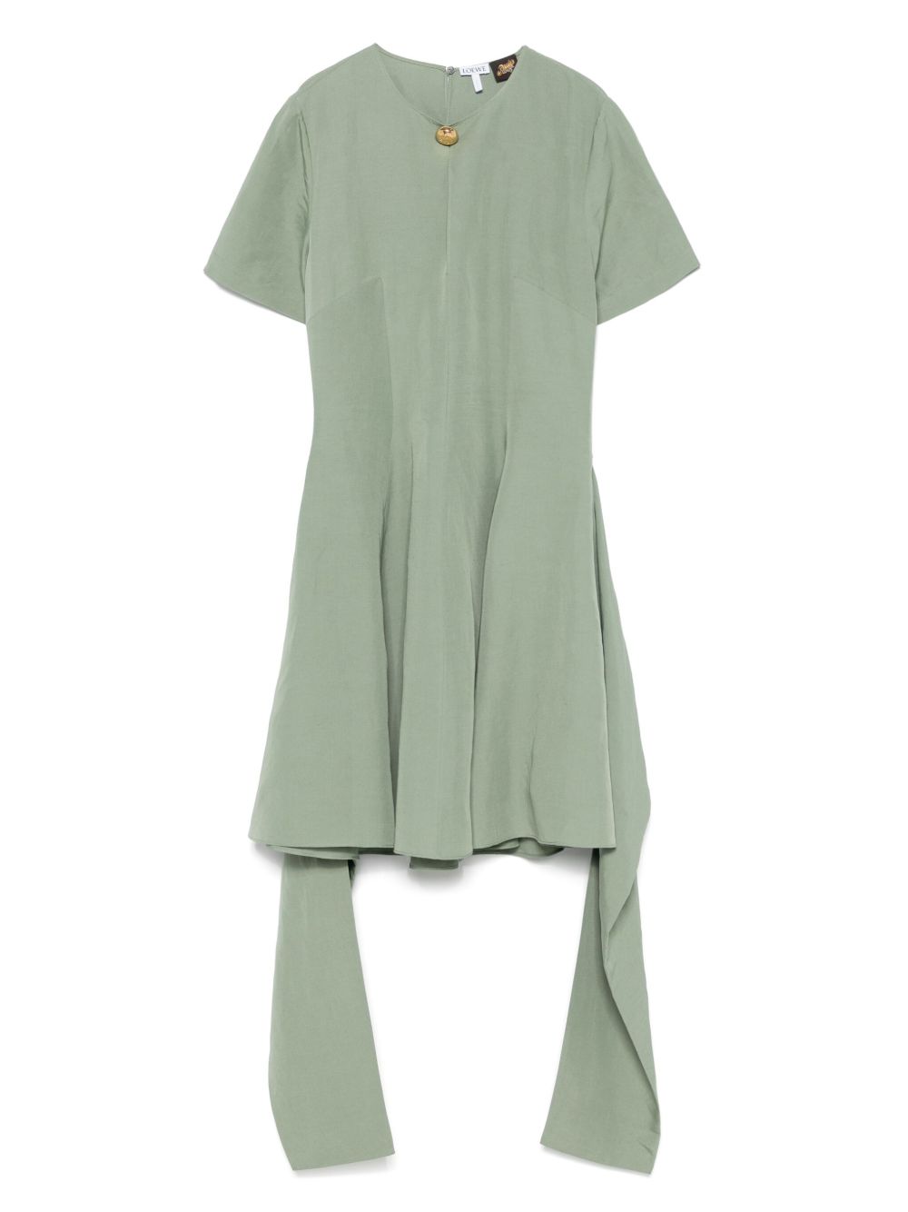 LOEWE PAULAS IBIZA Dresses Green Viscose Linen