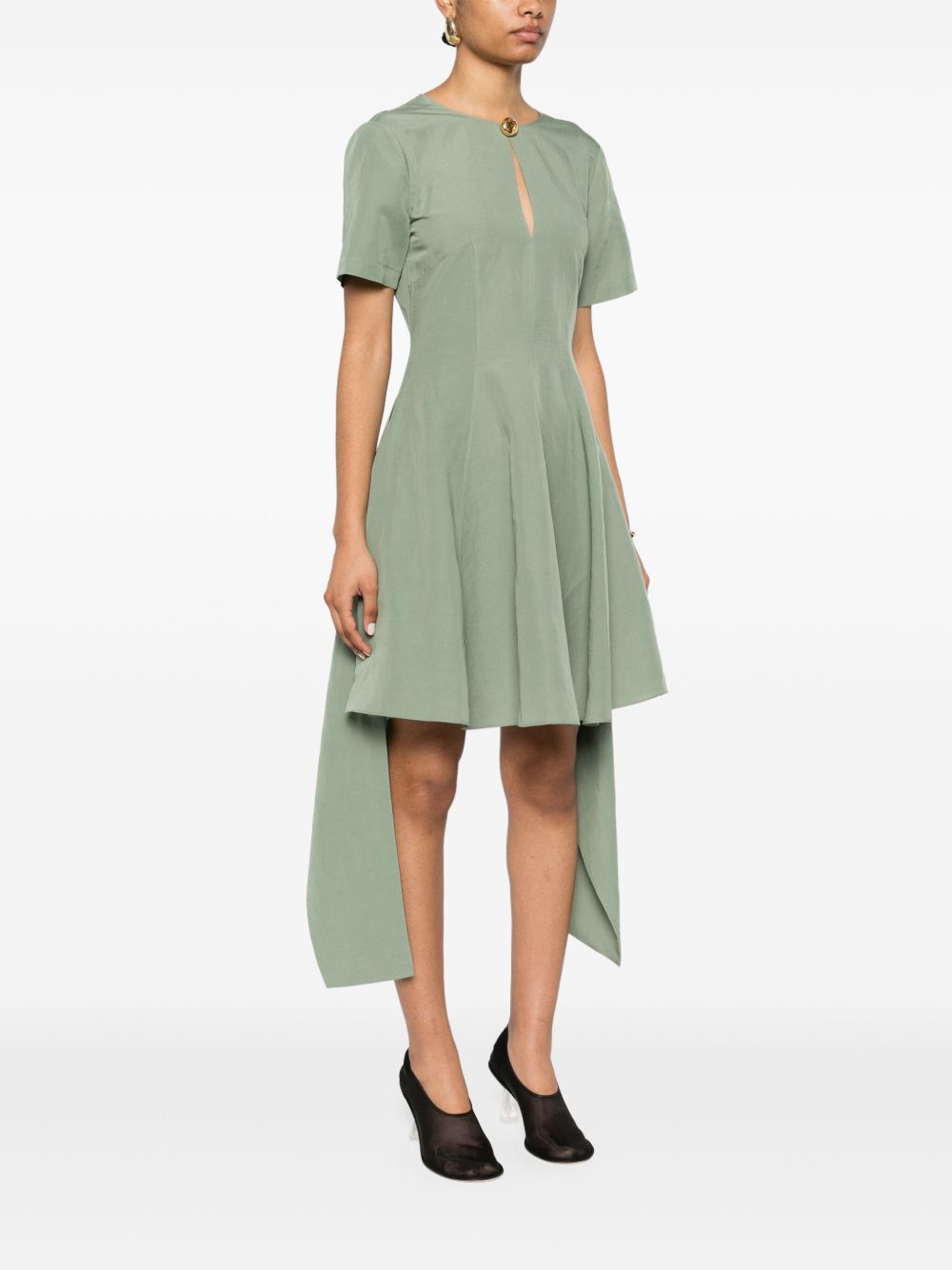 LOEWE PAULAS IBIZA Dresses Green Viscose Linen