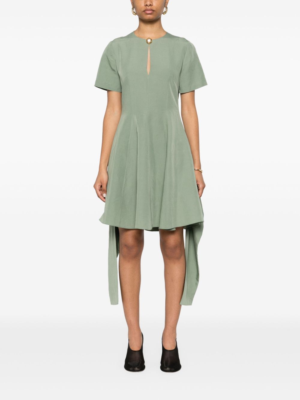 LOEWE PAULAS IBIZA Dresses Green Viscose Linen
