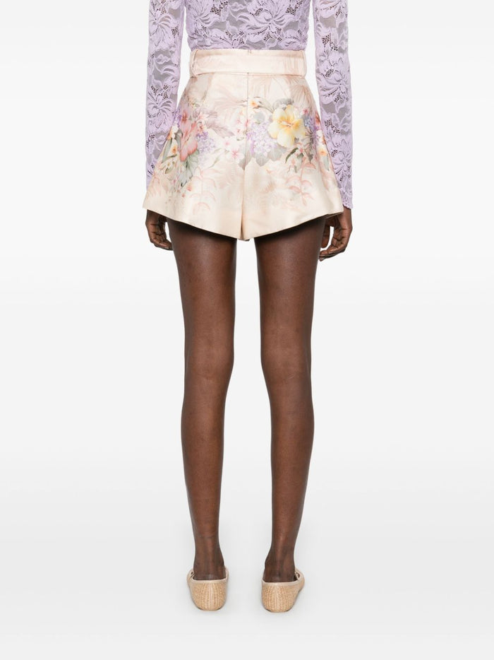 Zimmermann Shorts Ivory Linen/flax