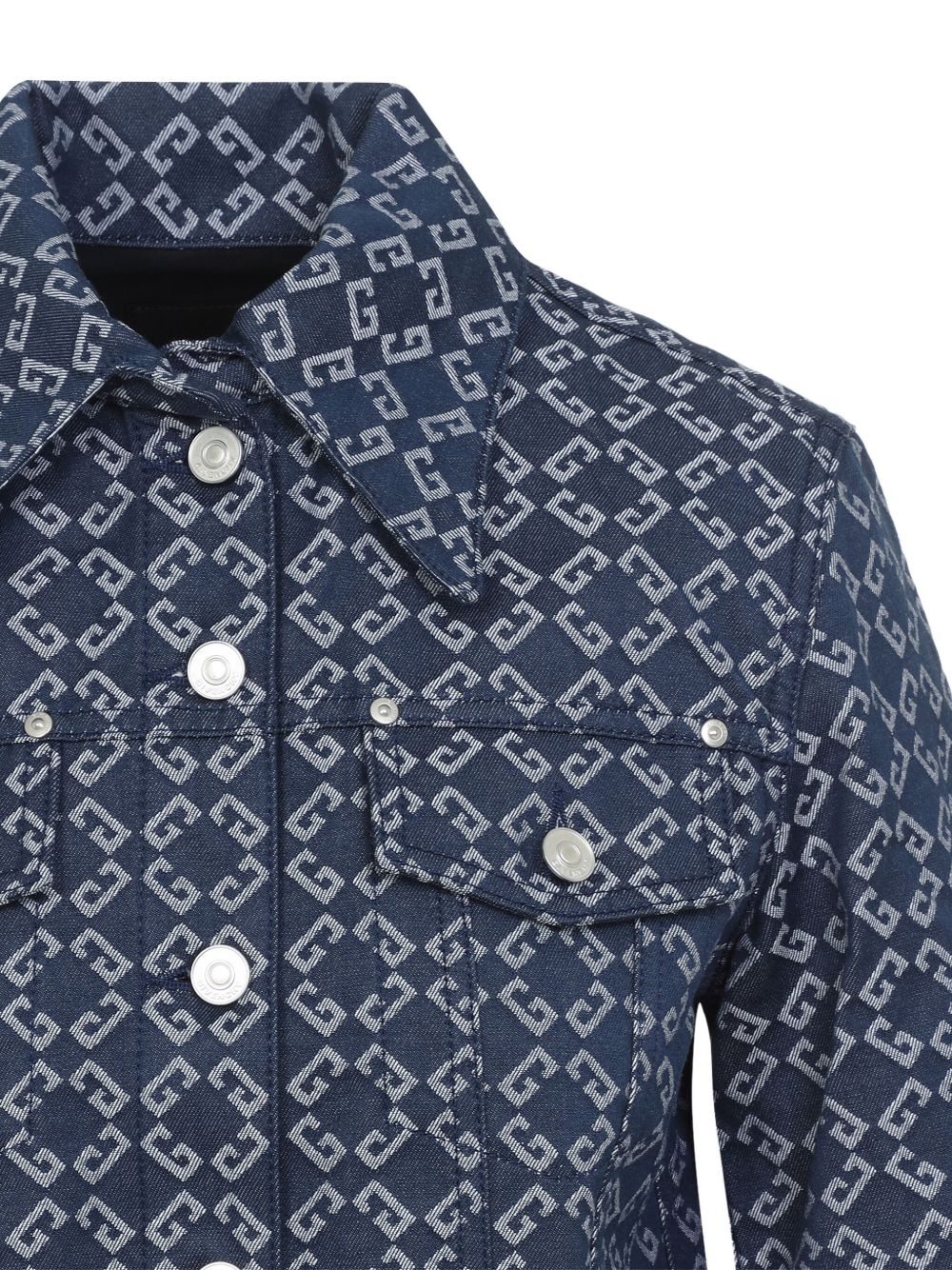 Givenchy Coats Blue Cotton