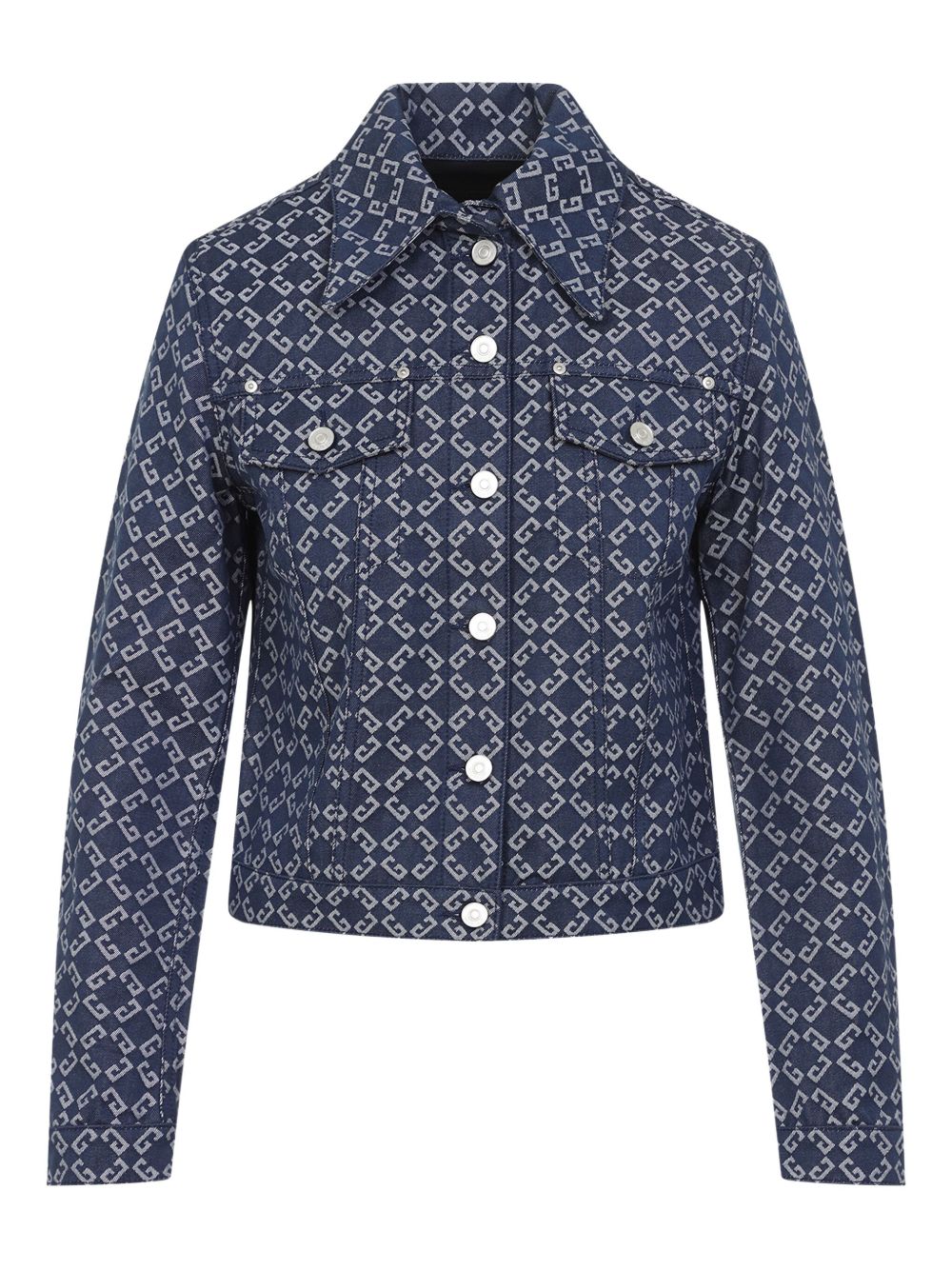 Givenchy Coats Blue Cotton