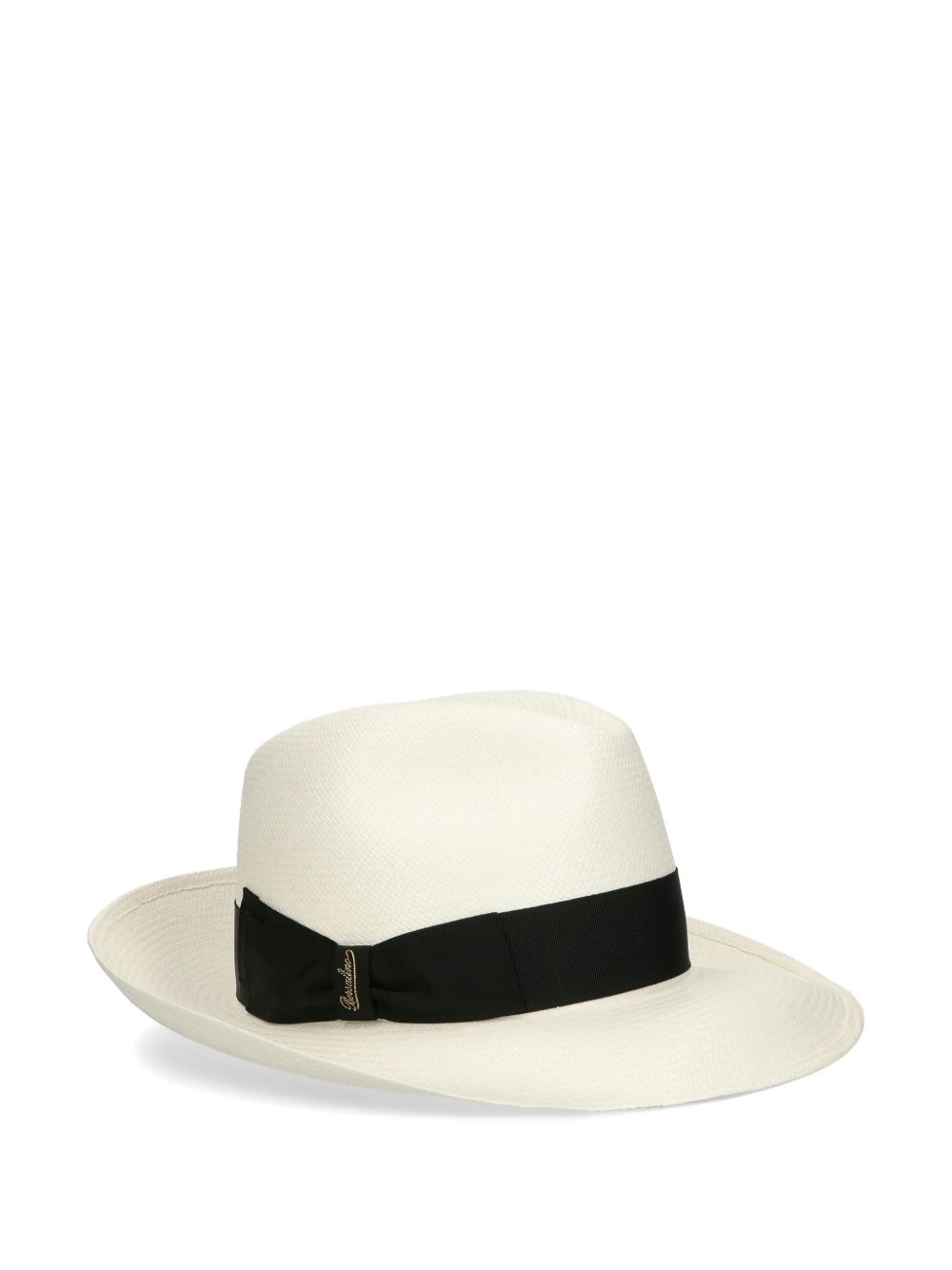 Borsalino Hats Black Straw