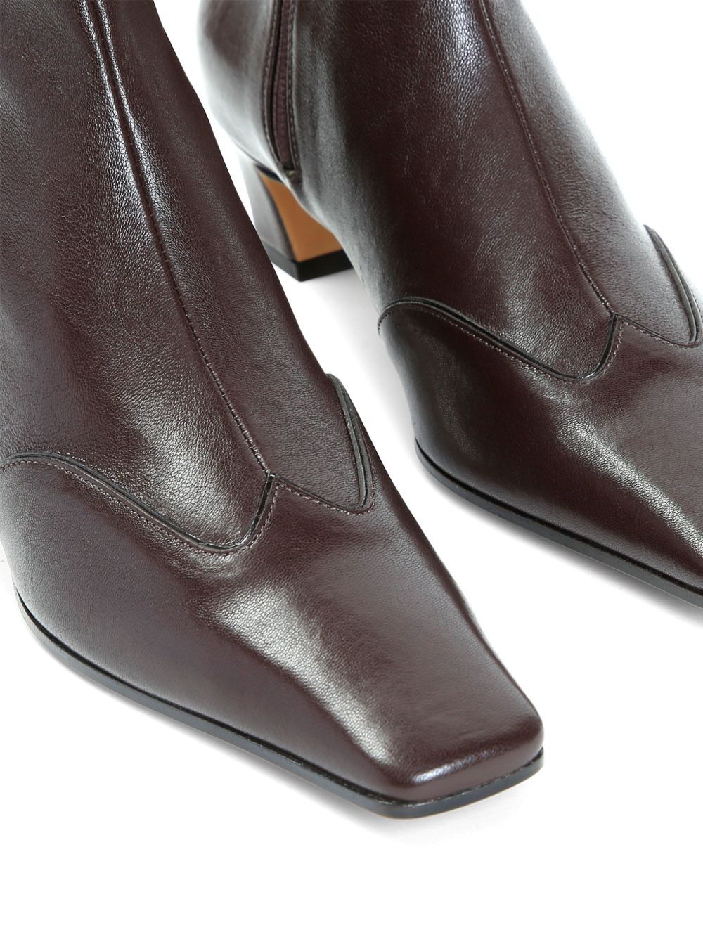 Khaite Boots Marrone Scuro Outer: Calf Leather