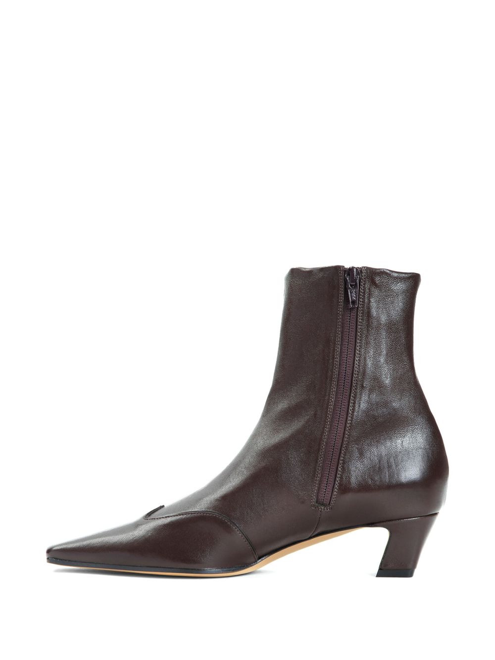 Khaite Boots Marrone Scuro Outer: Calf Leather