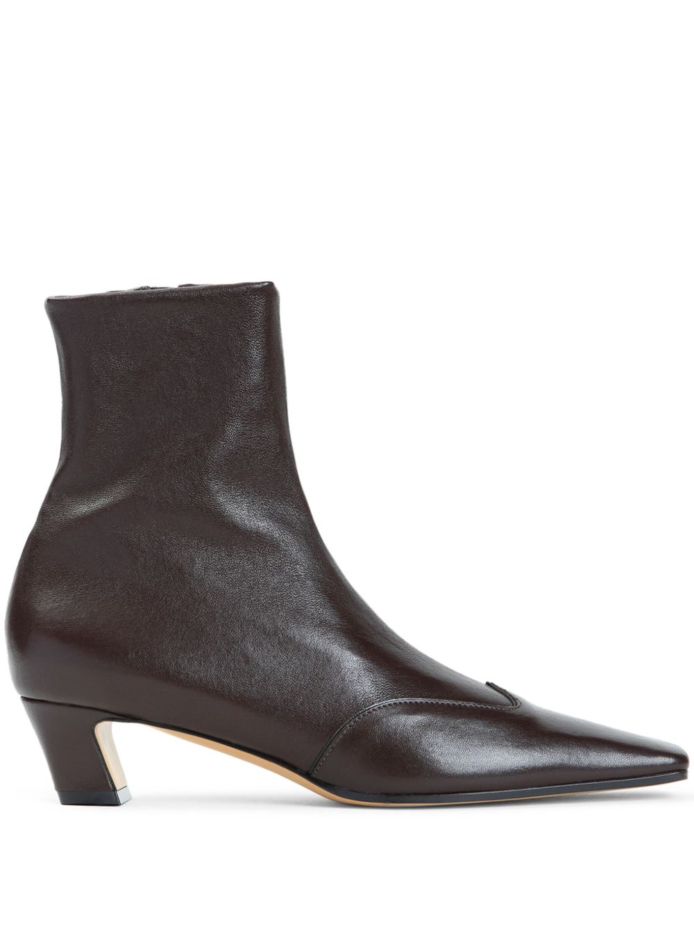 Khaite Boots Marrone Scuro Outer: Calf Leather