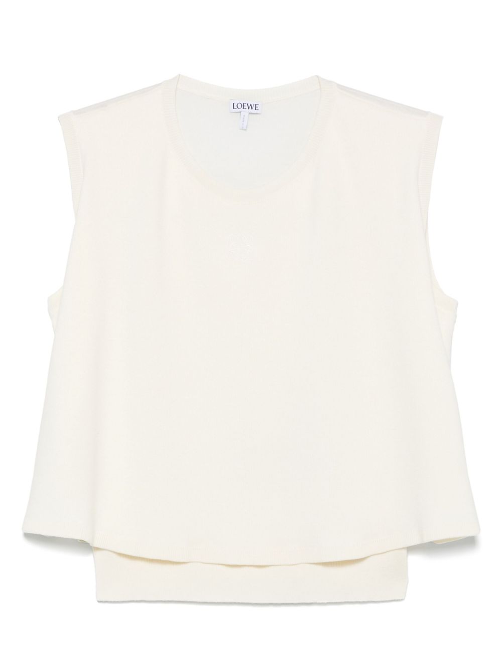 Loewe Top White Wool