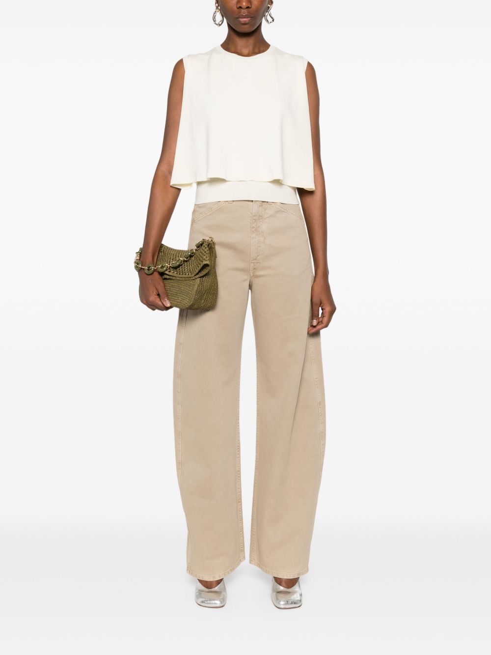 Loewe Top White Wool
