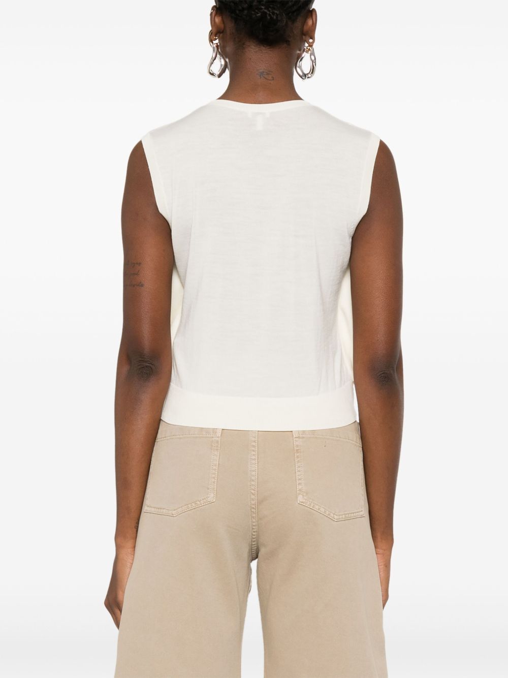 Loewe Top White Wool