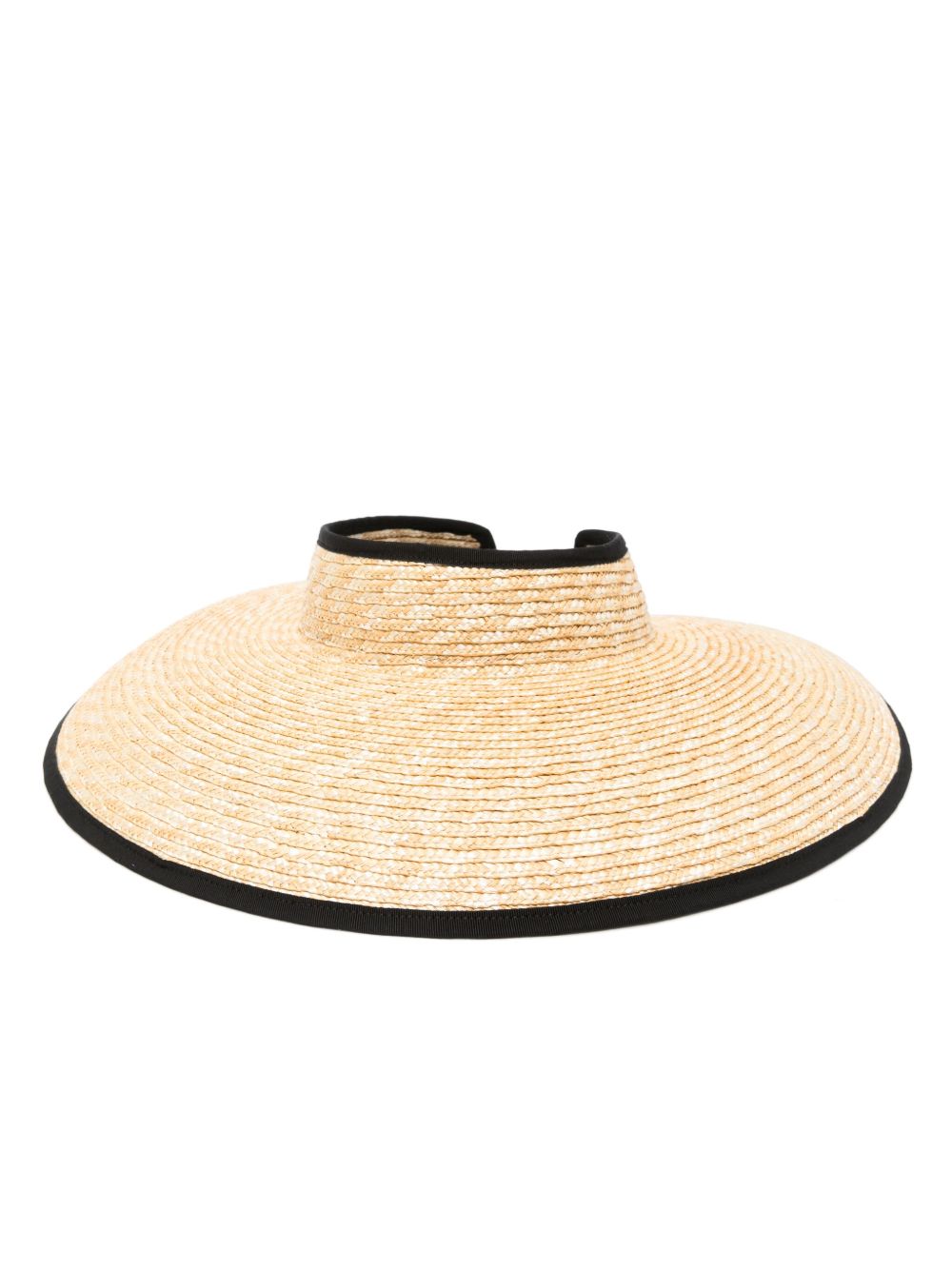 Borsalino Hats Black Straw