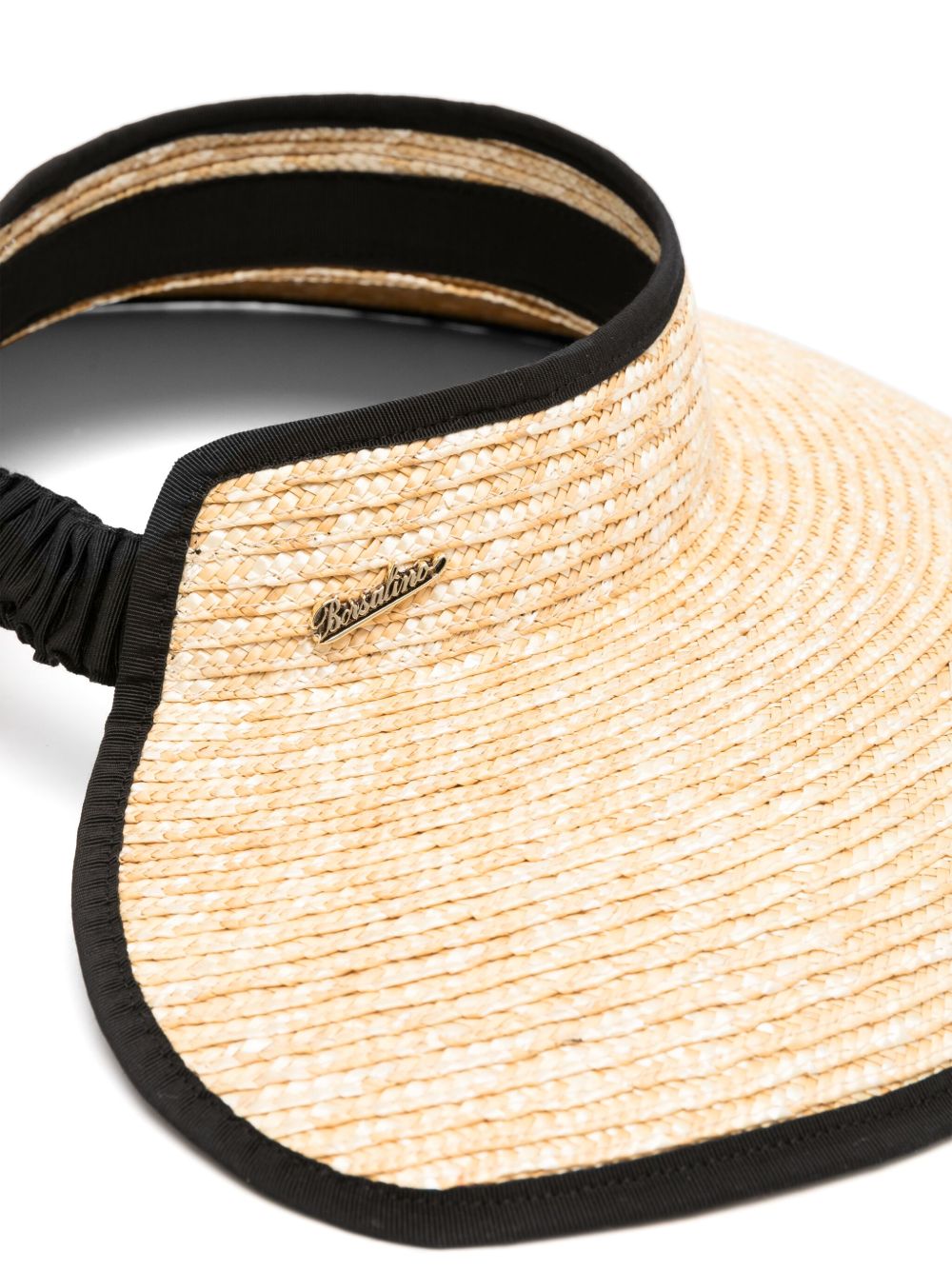 Borsalino Hats Black Straw