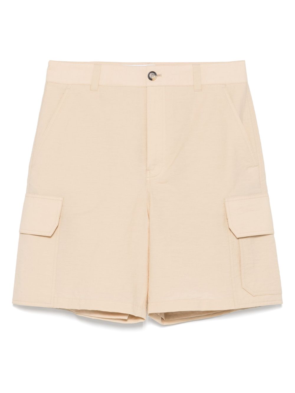 LOEWE PAULAS IBIZA Shorts Beige Cotton Polyamide