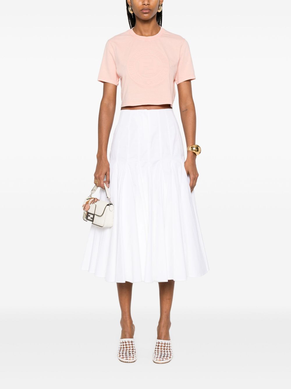 Fendi T-shirts and Polos Pink Cotton