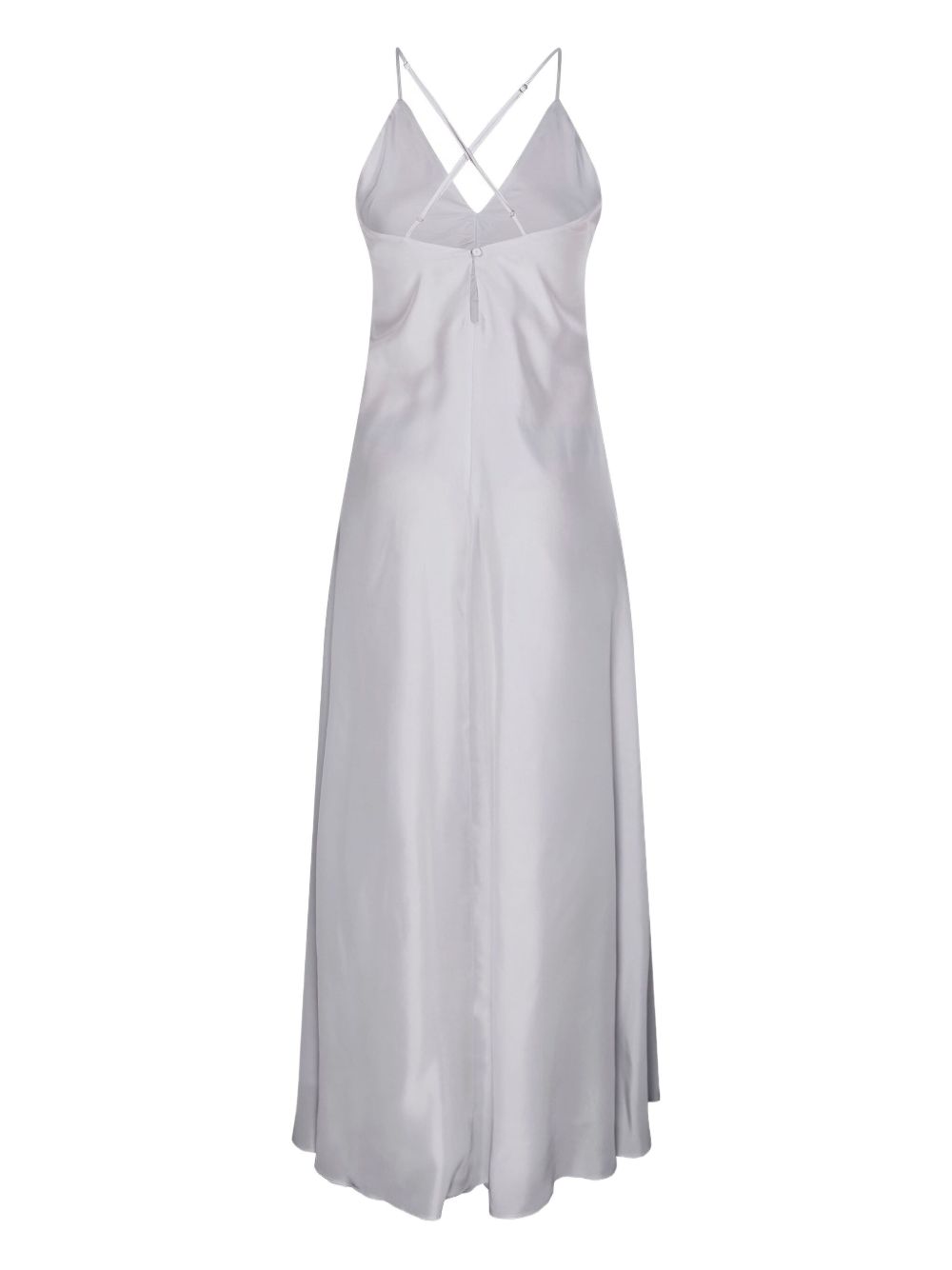 Forte Dresses Light Grey Silk