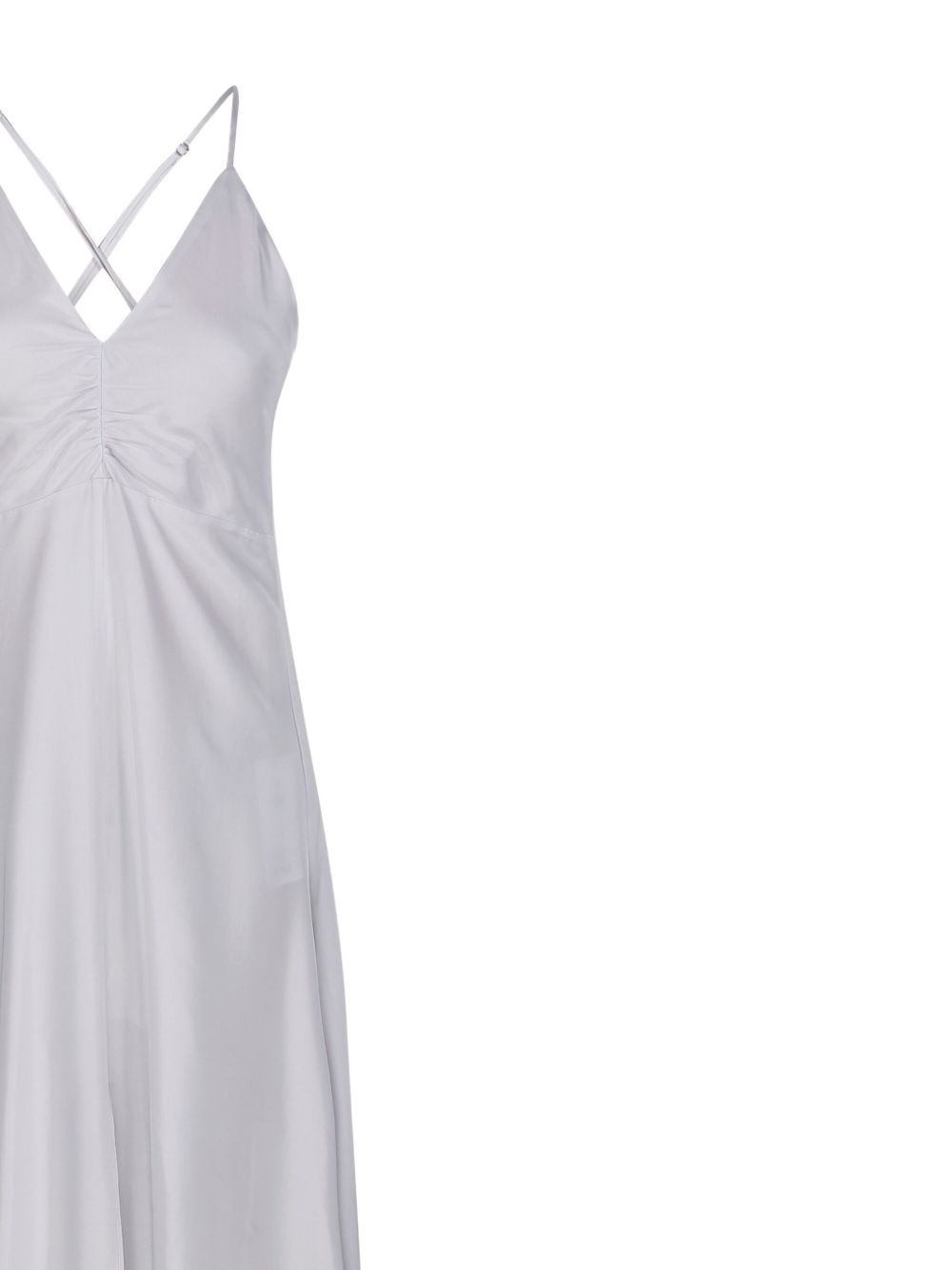Forte Dresses Light Grey Silk
