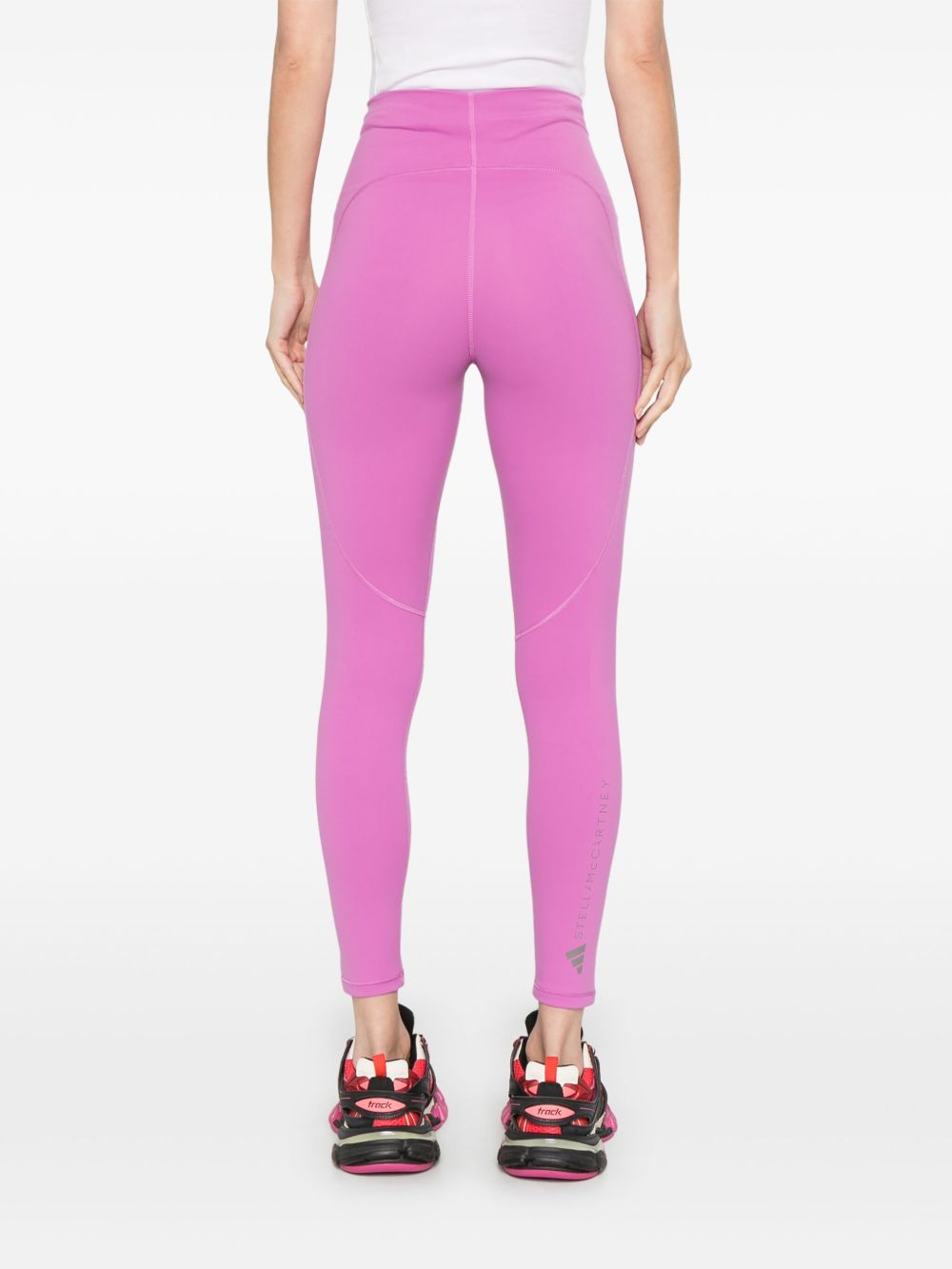 Adidas By Stella Mccartney Trousers Purple Polyester100 %