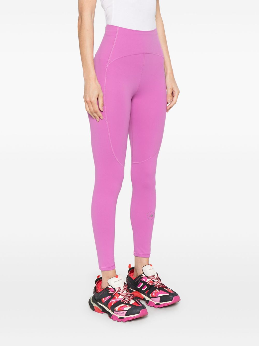 Adidas By Stella Mccartney Trousers Purple Polyester100 %