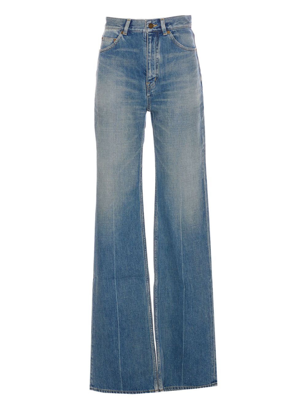Saint Laurent Jeans Clear Blue Cotton