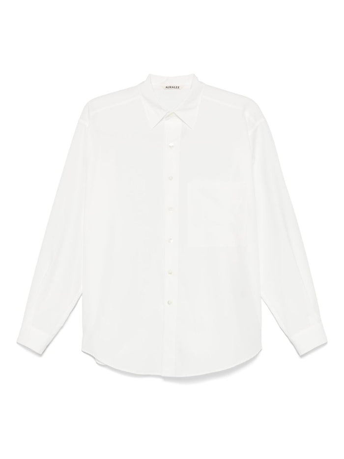 Auralee Shirts White Cotton