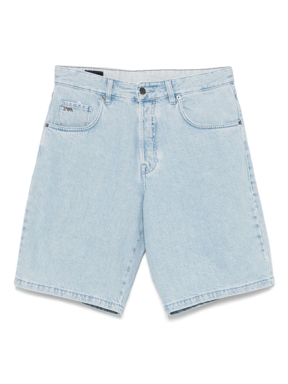 Emporio Armani Shorts Azzurro Cotton