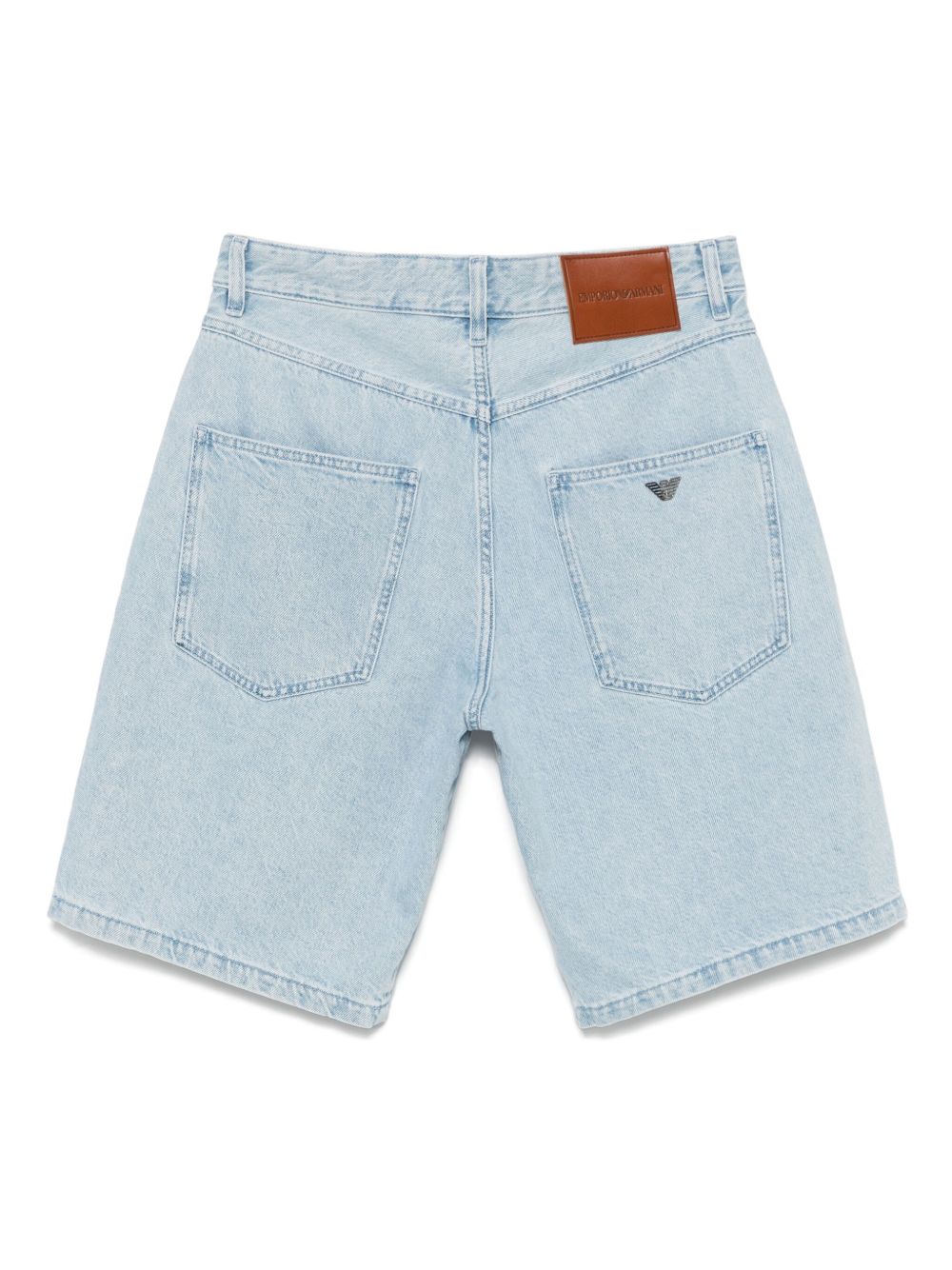 Emporio Armani Shorts Azzurro Cotton