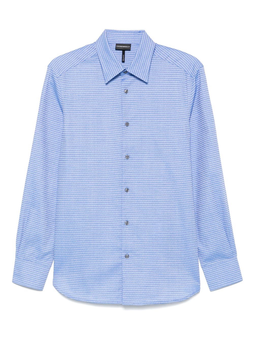 Emporio Armani Shirts Azzurro Cotton