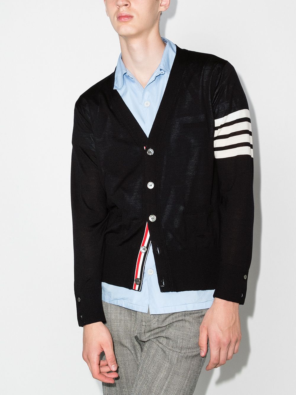 Thom Browne Sweaters Blue Merino