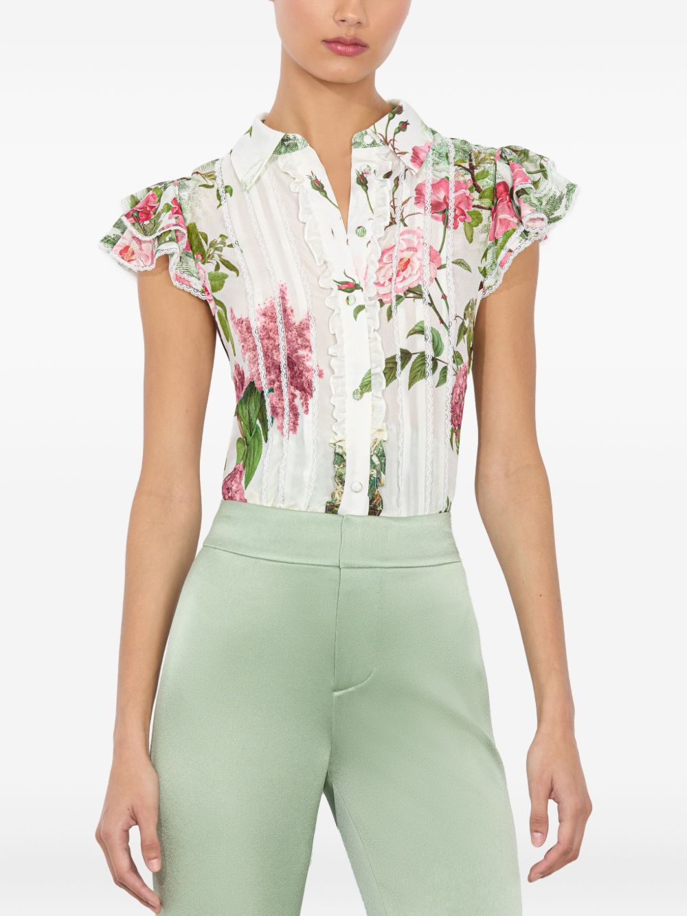 Alice + Olivia Shirts Multicolour Silk