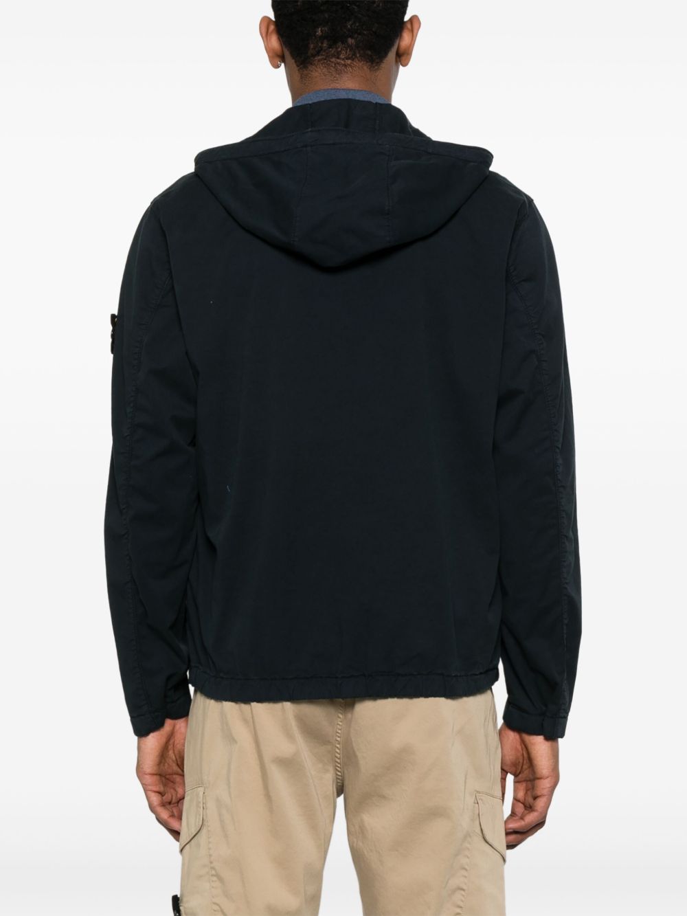 Stone Island Coats Blue Cotton