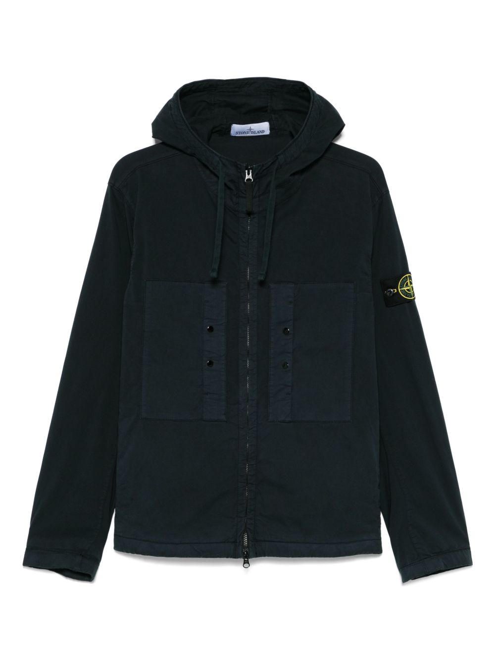 Stone Island Coats Blue Cotton