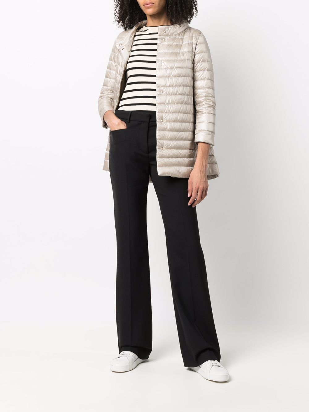 Herno Coats Beige Polyamide