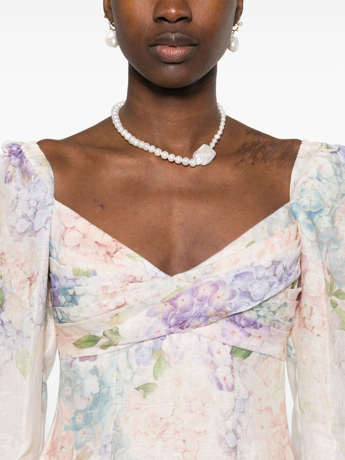 Zimmermann Dresses White Outer: Linen/flax