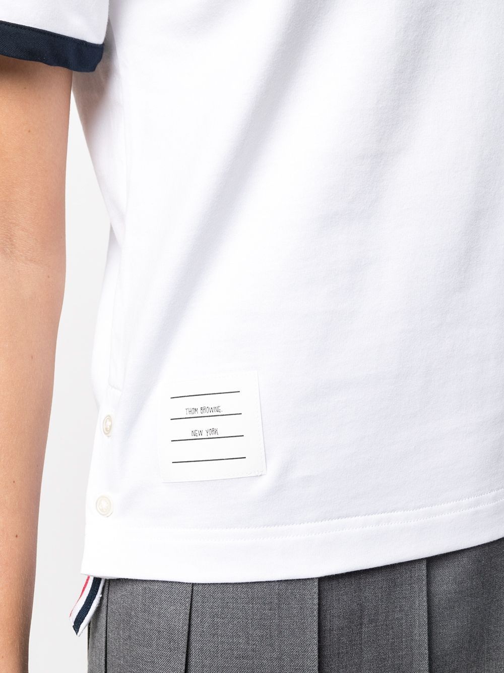 Thom Browne T-Shirts And Polos White Cotton