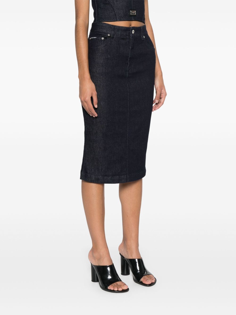Dolce & Gabbana Skirts Blue Cotton