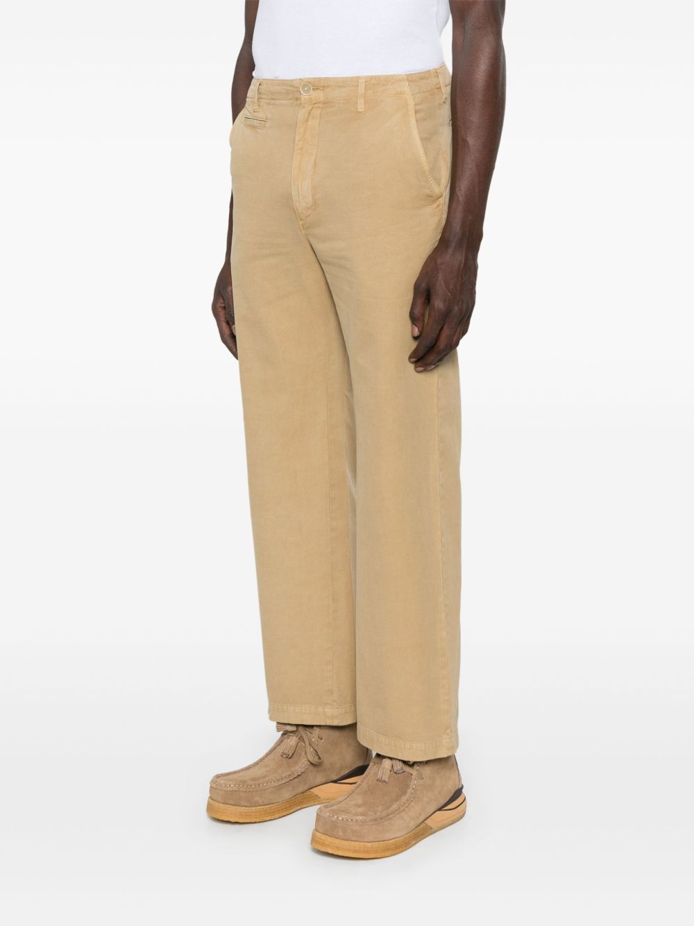 Auralee Trousers Beige Cotton100 %
