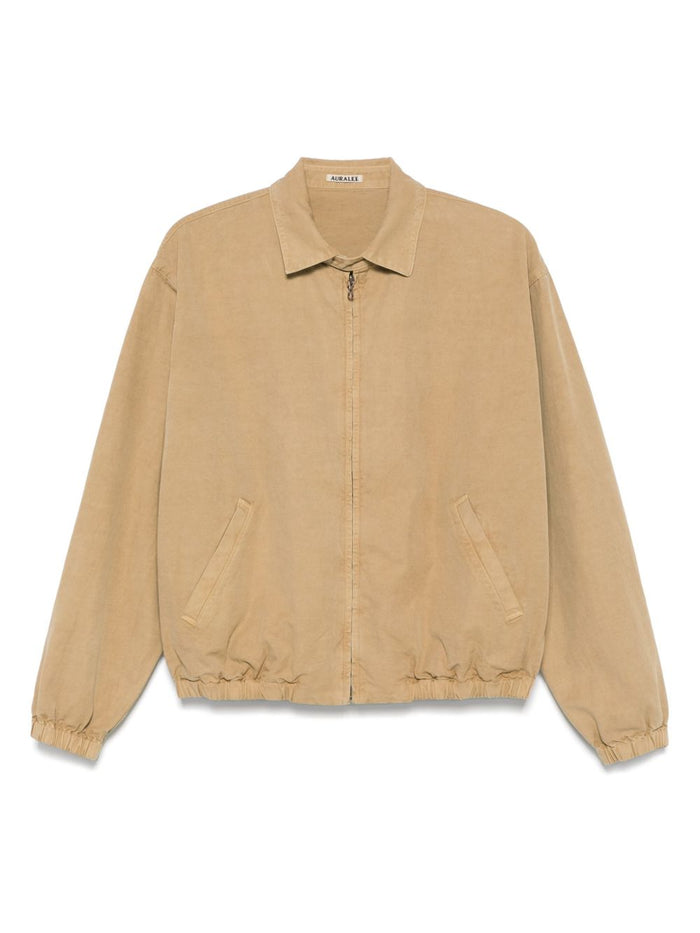 Auralee Coats Beige Cotton