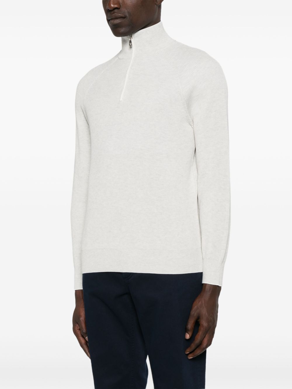 Brunello Cucinelli Sweaters Grigio Cotton100 %
