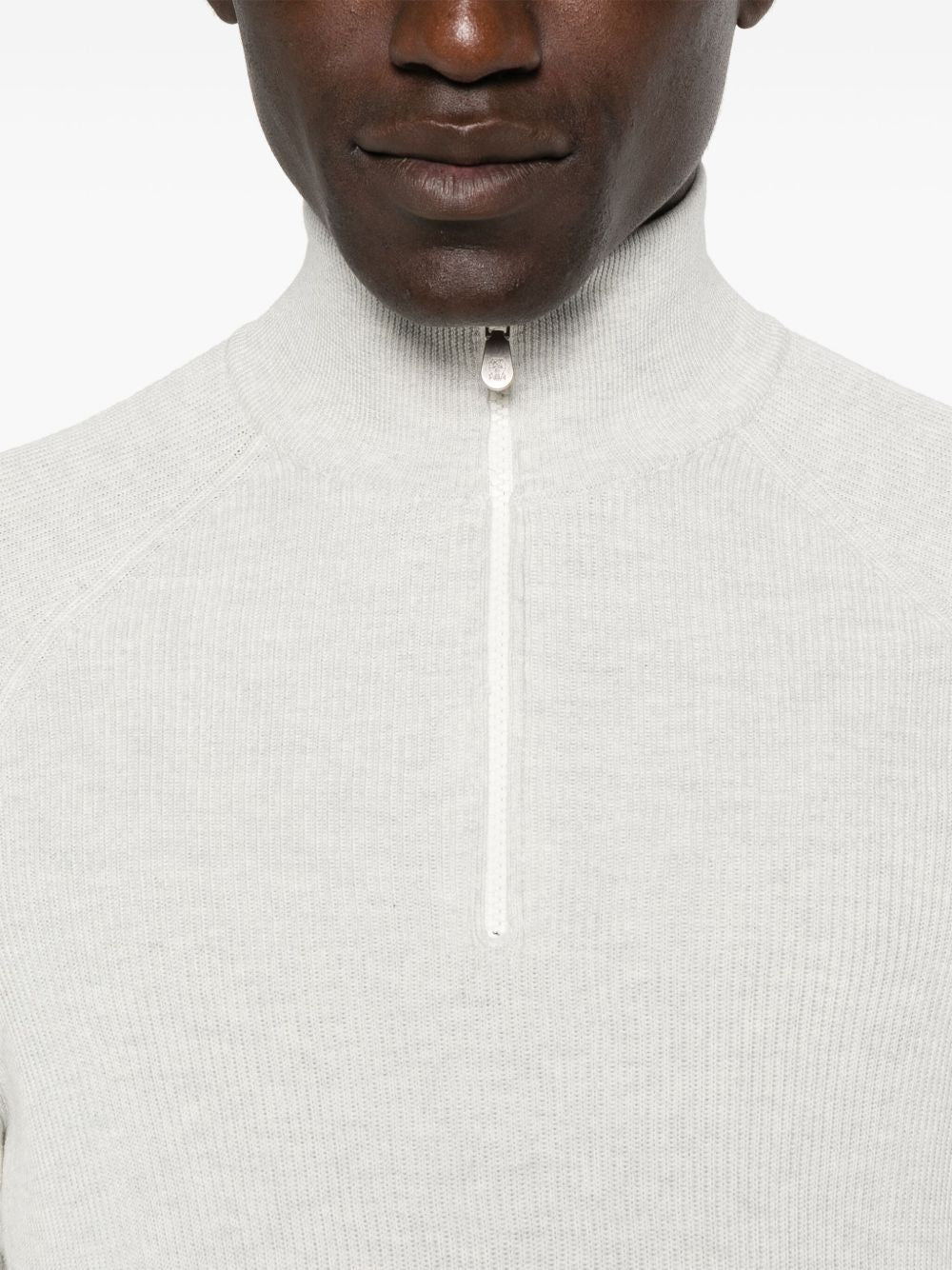Brunello Cucinelli Sweaters Grigio Cotton100 %