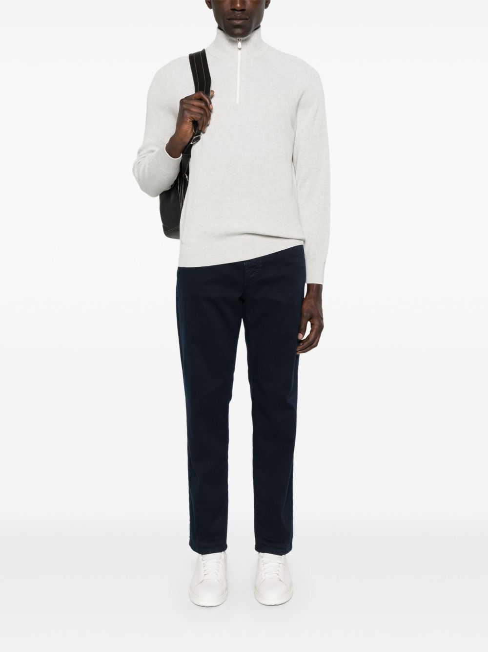 Brunello Cucinelli Sweaters Grigio Cotton100 %