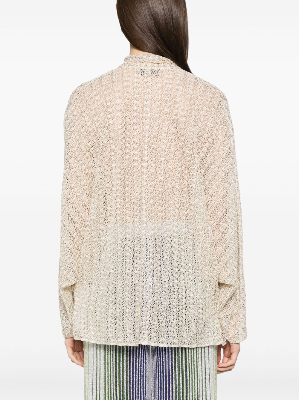 Missoni Shirts Beige Viscose Metallic Fibre