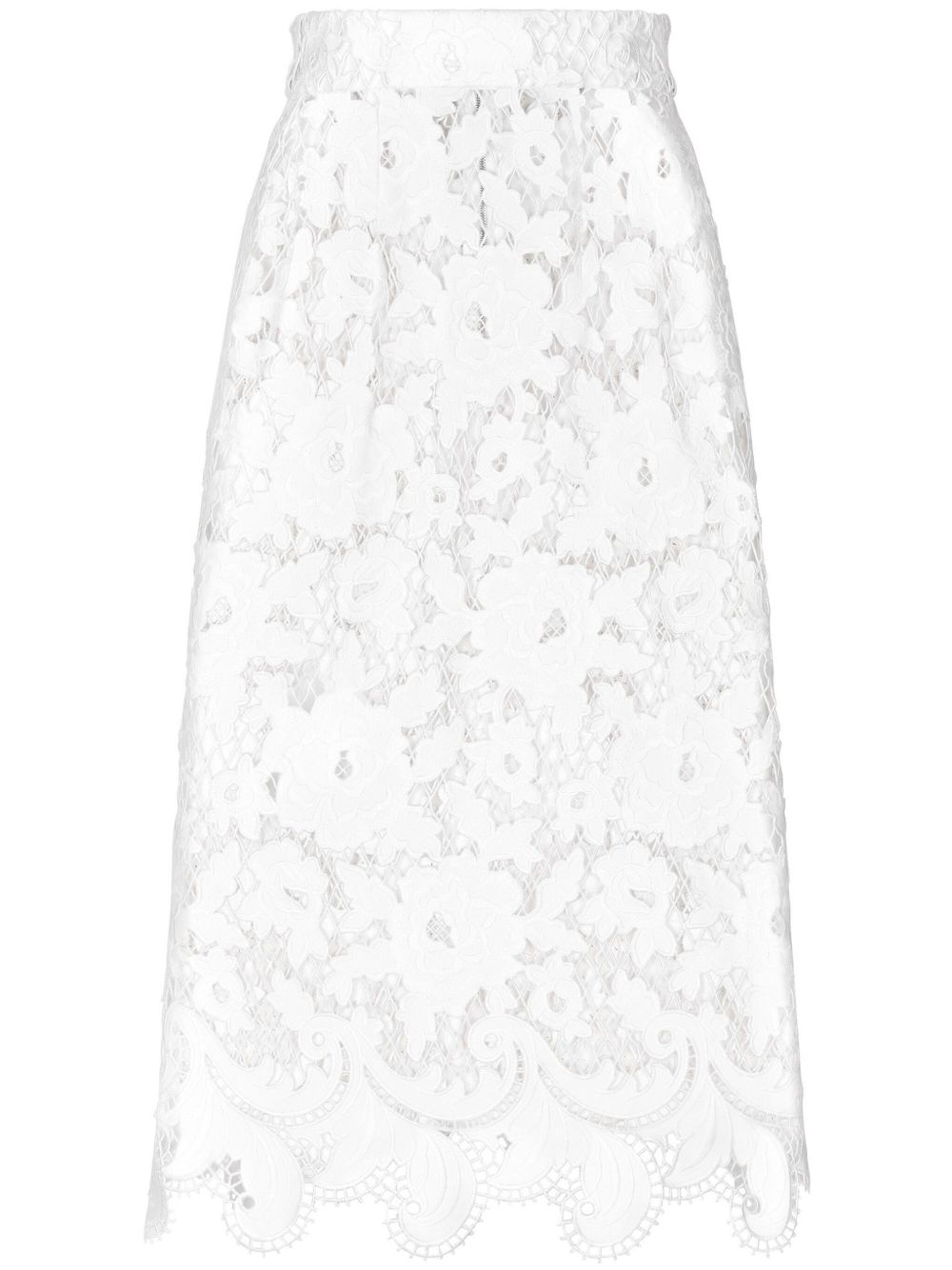 Dolce & Gabbana Skirts White Polyester Cotton