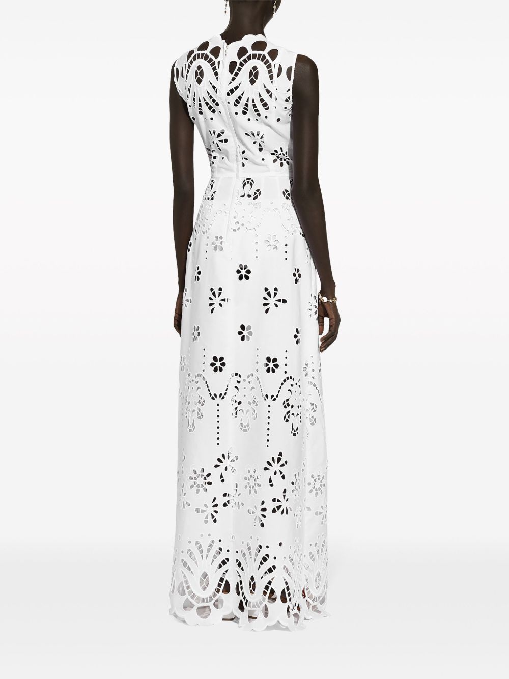 Dolce & Gabbana Dresses White Cotton Elastane