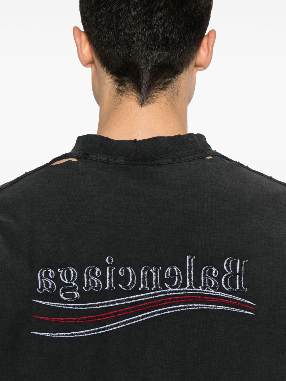 Balenciaga T-Shirts And Polos Black