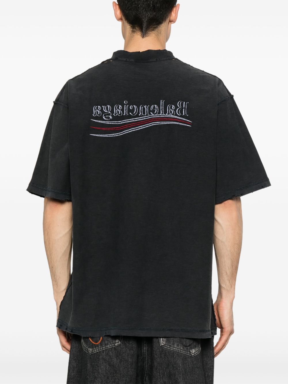 Balenciaga T-Shirts And Polos Black
